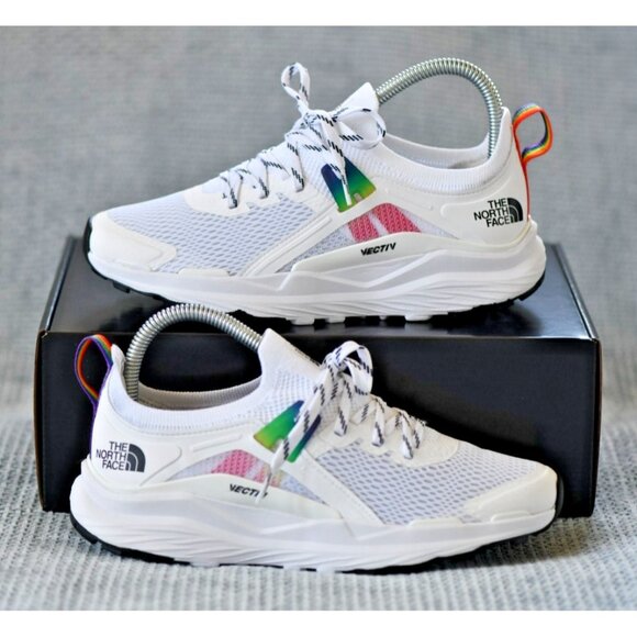 New! Size: 6.5 Women | The North Face Gardenia Vectiv Hypnum White Multi LGBTQ+ - Picture 1 of 16